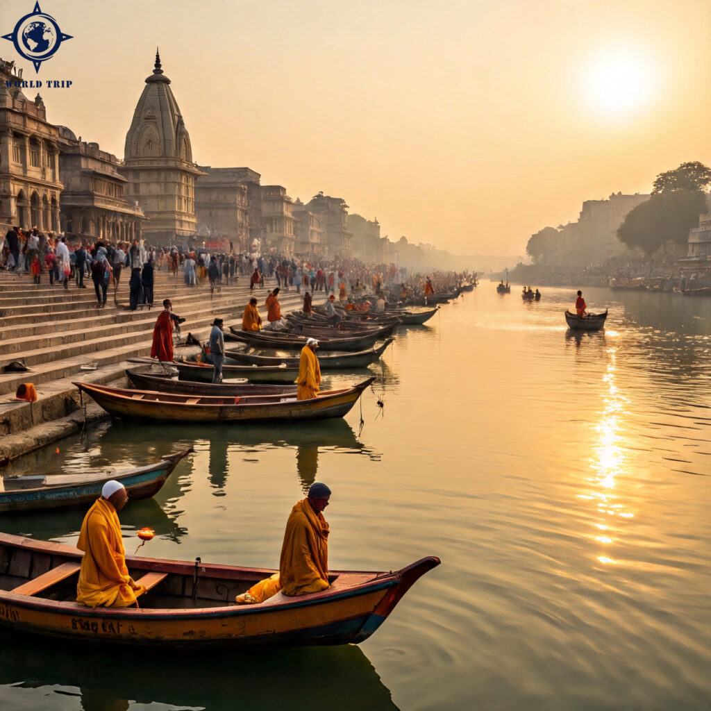 a breathtaking view of varanasi ghats at (1)
